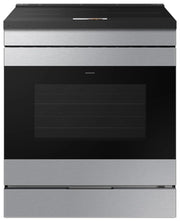 Cuisinière à induction Samsung Bespoke 30" avec caméra et IA, Inox