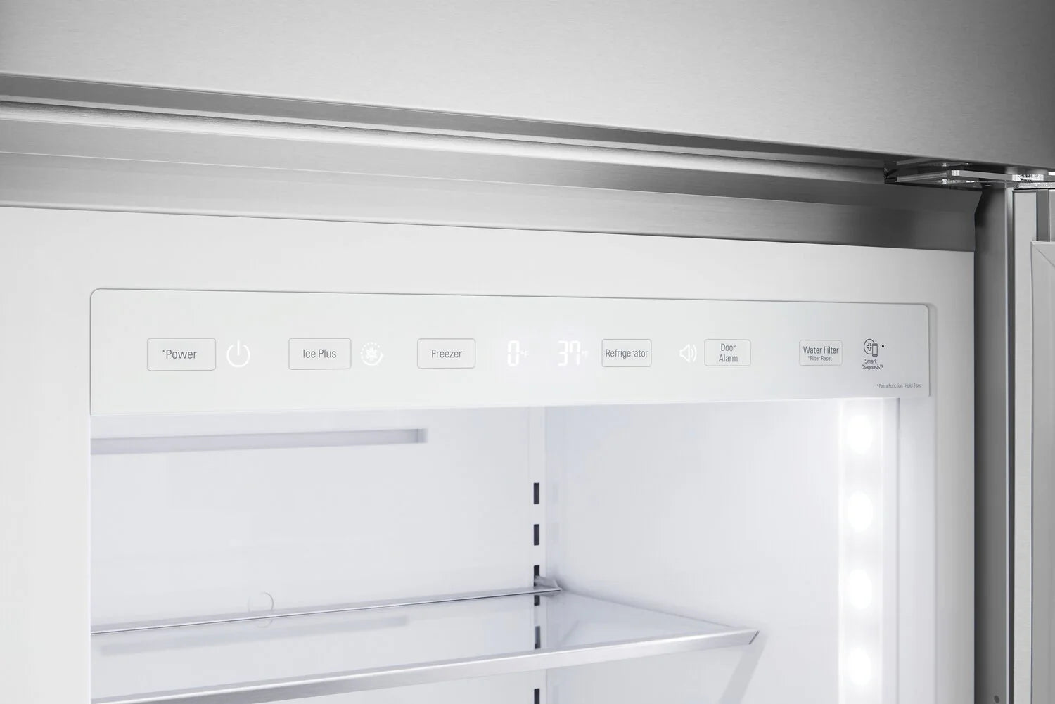 LG Studio 42" 25.6 cu. ft. Built-In Side-by-Side Refrigerator with Smudge-Proof Stainless Steel SRSXB2622S