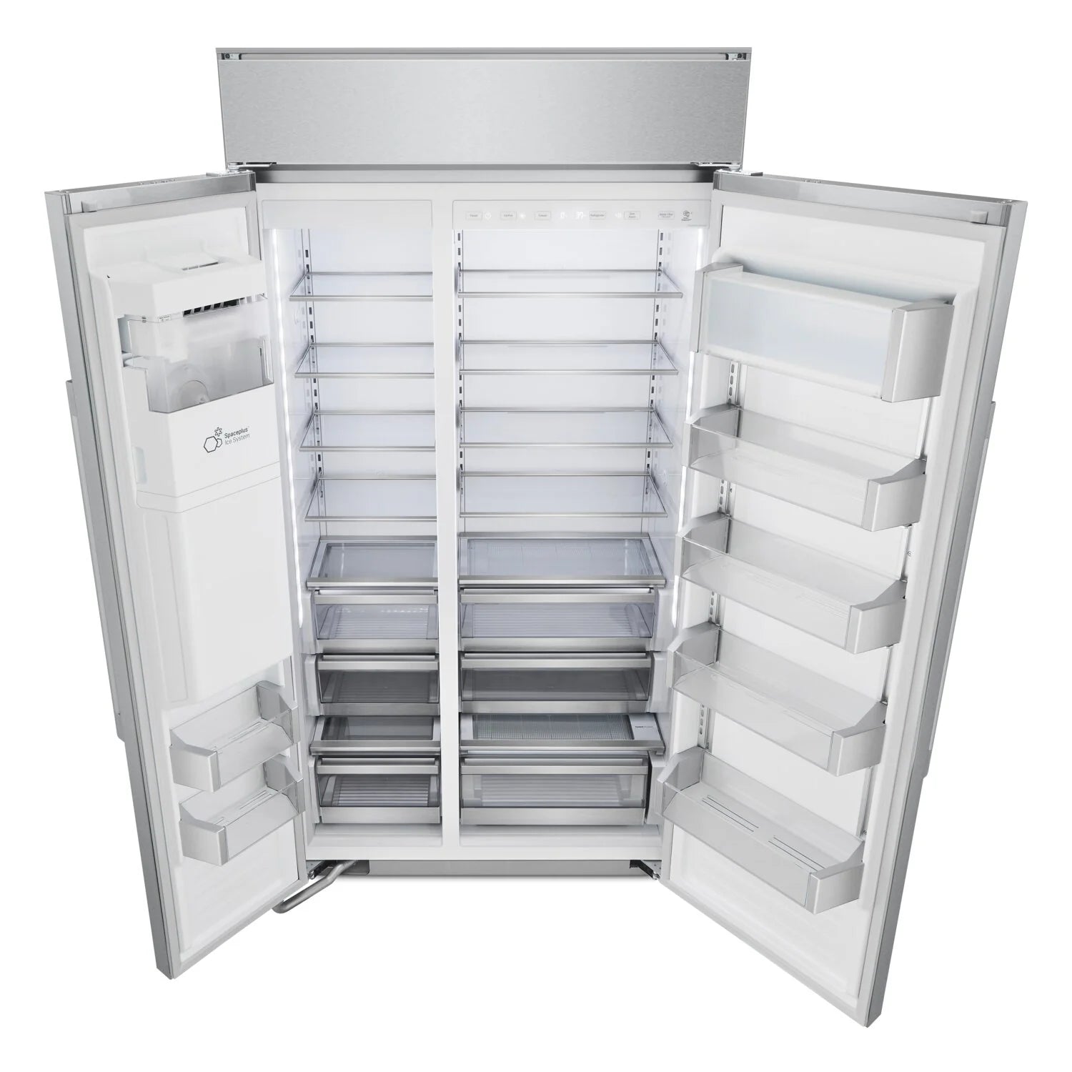 LG Studio 42" 25.6 cu. ft. Built-In Side-by-Side Refrigerator with Smudge-Proof Stainless Steel SRSXB2622S
