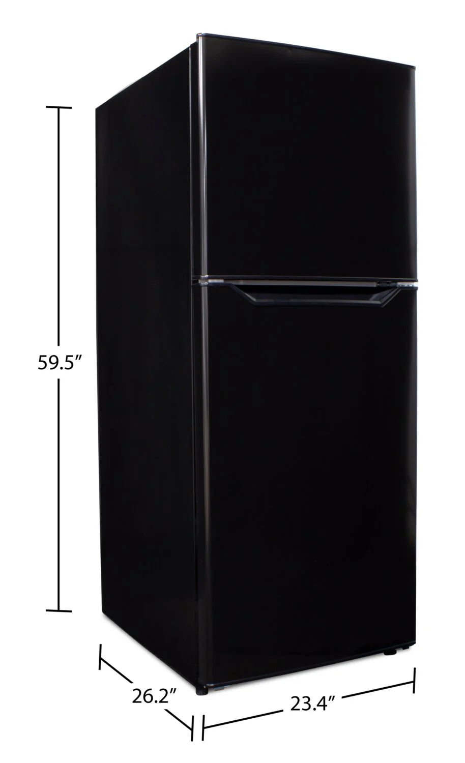 Danby 10.1 cu. ft. Top Mount Refrigerator Freezer 24" Black