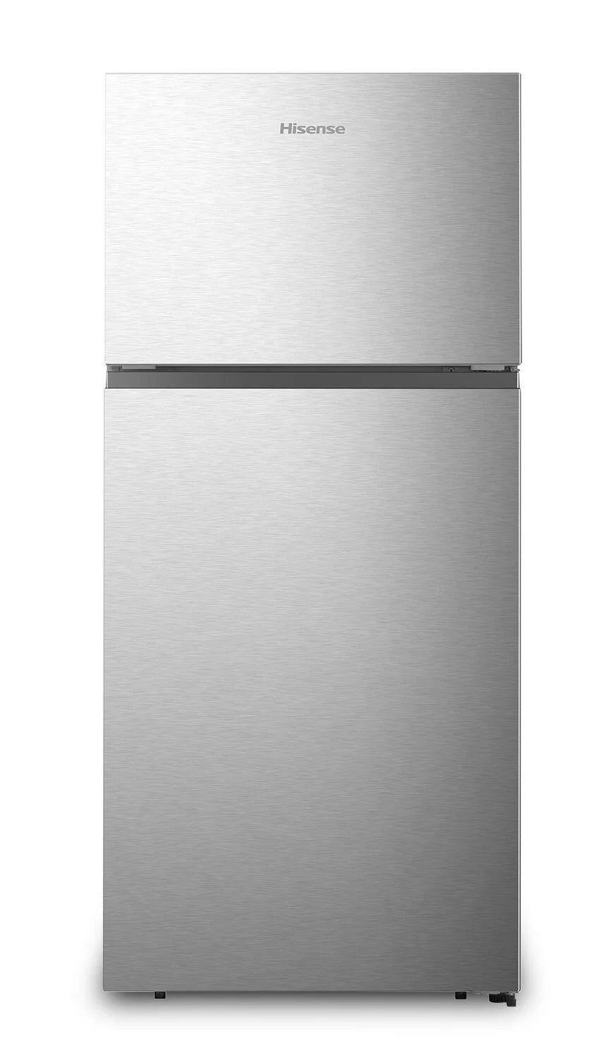 Réfrigérateur Hisense 30" 18 pi³ à Congélateur Supérieur Argenté sans Givre RT18A2FSD