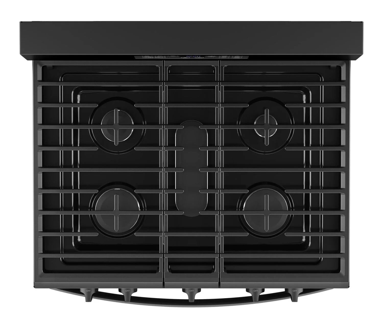 Cuisinière à gaz Whirlpool 5 pi³ Air Fry noire WFGS4530SB