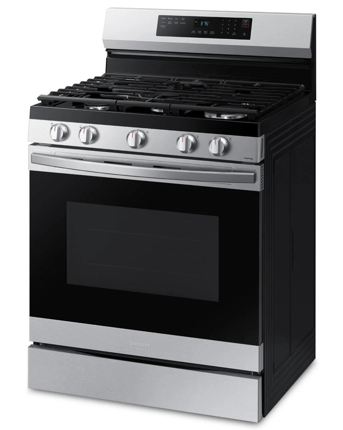 Cuisinière Samsung 30" 6 pi³ Gaz Intelligente Wi-Fi Friture à Air Inox NX60A6511SS