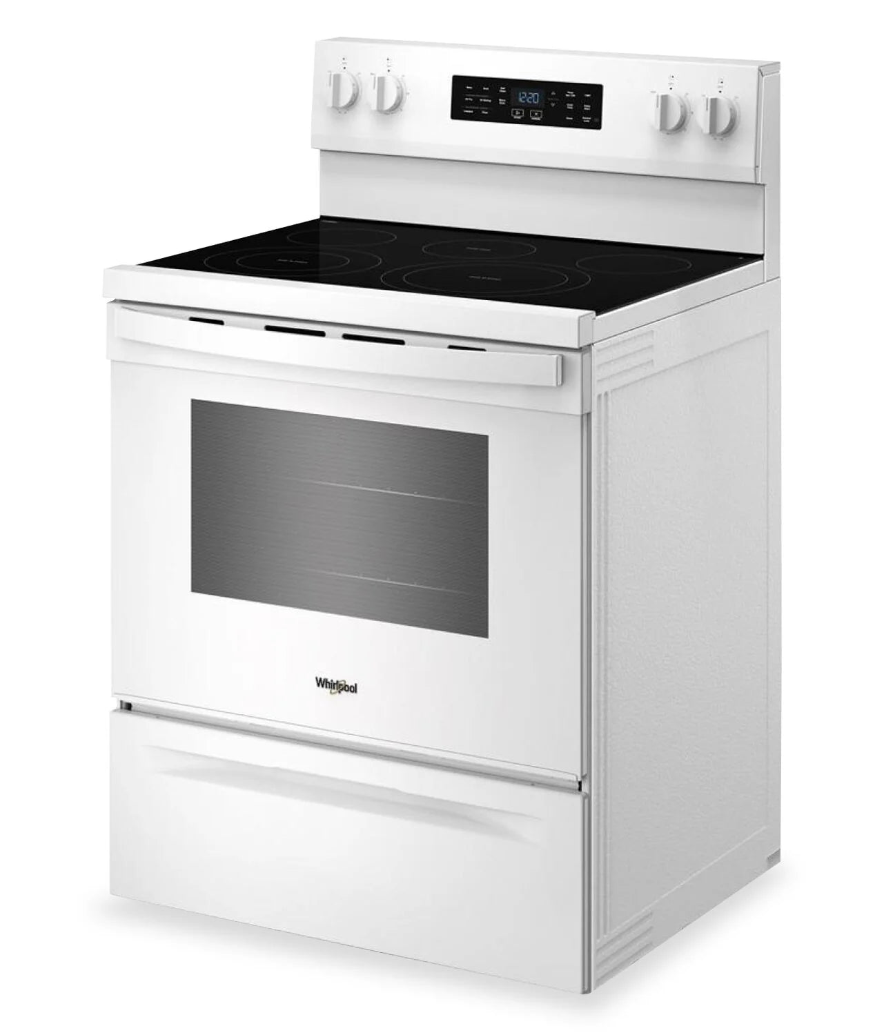 Cuisinière Whirlpool 5,3 pi³ Friteuse à air Blanc YWFES5730SW