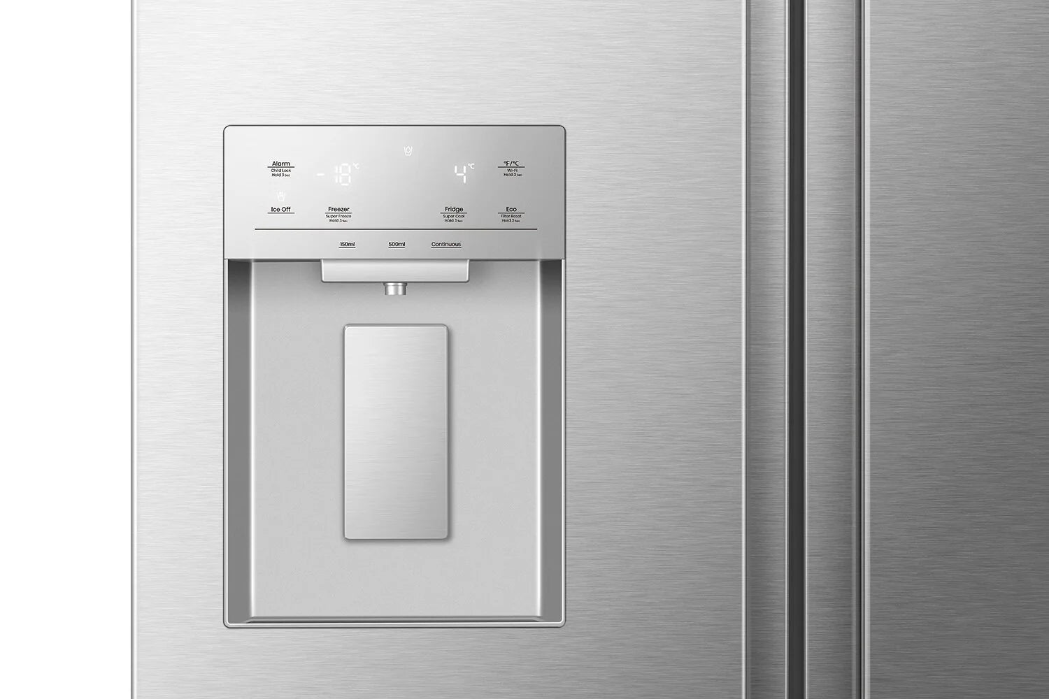 Réfrigérateur Hisense 22,4 pi³ Portes Françaises Inox 36"