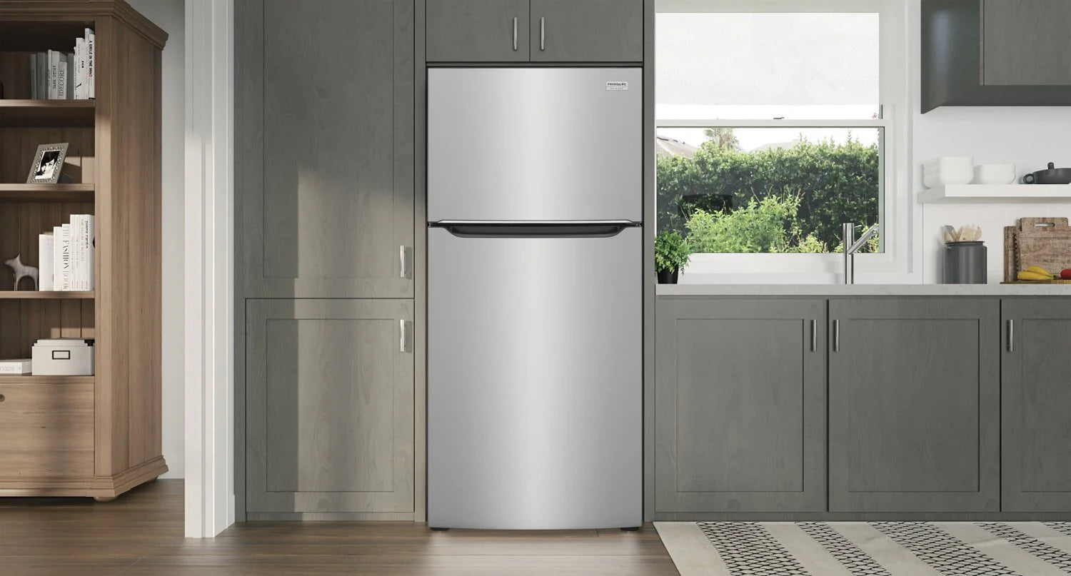 Réfrigérateur Frigidaire Gallery 30" 20 pi³ Congélateur Haut Inox Anti-traces GRTE2055AF