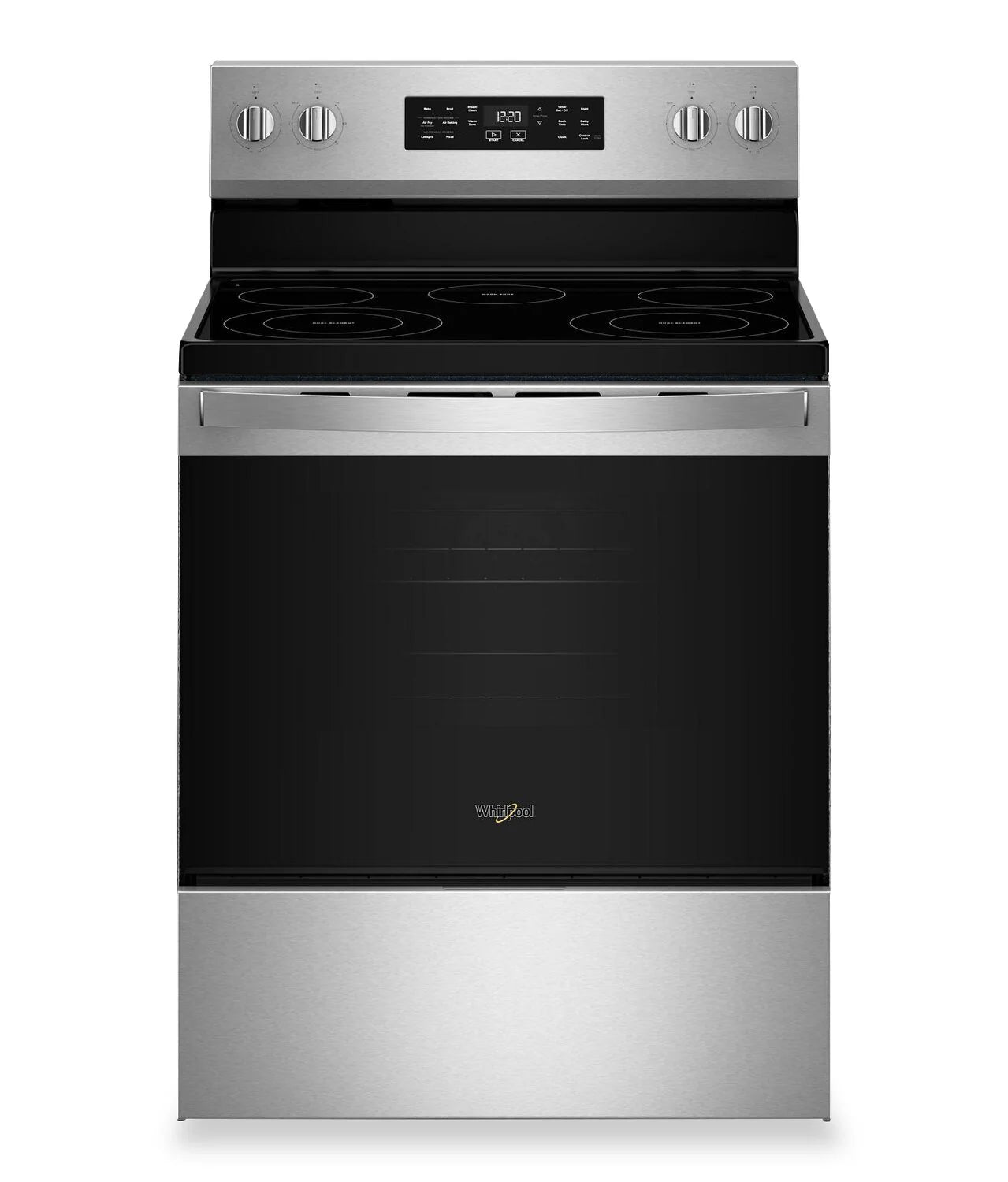 Cuisinière Whirlpool 5,3 pi³ Air Fry Inox YWFES4530SZ