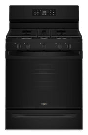 Cuisinière à gaz Whirlpool 5 pi³ Air Fry noire WFGS4530SB