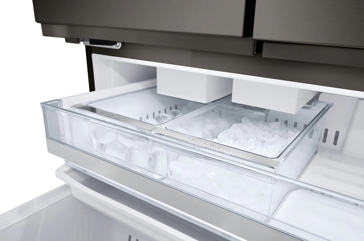 Réfrigérateur LG 26 pi³ Prof. Comptoir Inox Noir 4 Glaces