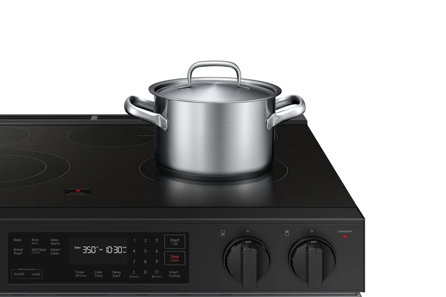 Cuisinière Samsung Bespoke 30 po 6,3 pi³ électrique encastrable Wi-Fi en acier inoxydable NSE6DG8100SRAC