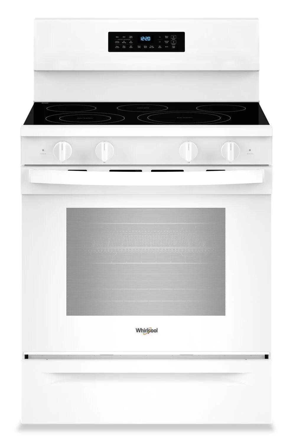 Cuisinière Whirlpool 5,3 pi³ Friteuse à air blanc YWFES7030SW