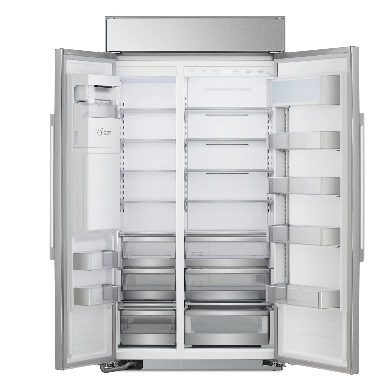 LG Studio 42" 25.6 cu. ft. Built-In Side-by-Side Refrigerator with Smudge-Proof Stainless Steel SRSXB2622S