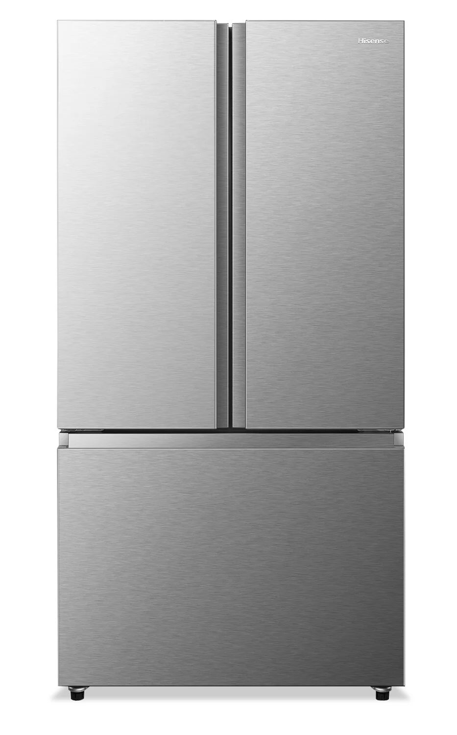 Réfrigérateur Hisense 22,5 pi³ Portes Françaises Inox 36"