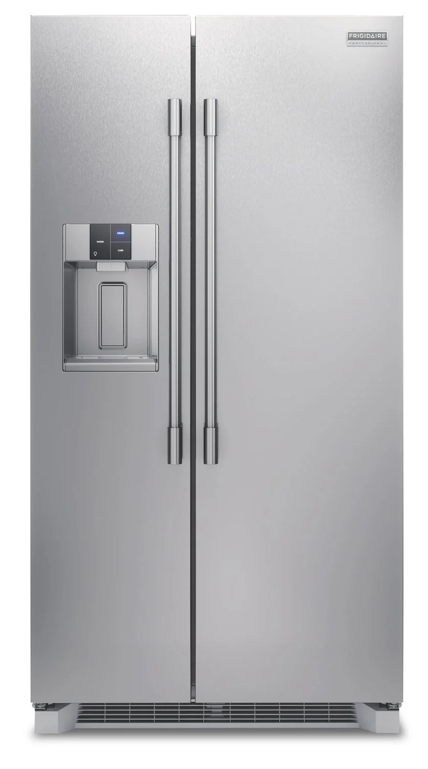Réfrigérateur professionnel Frigidaire 36 po, 22,3 pi³, côte à côte, profondeur de comptoir PRSC2222AF