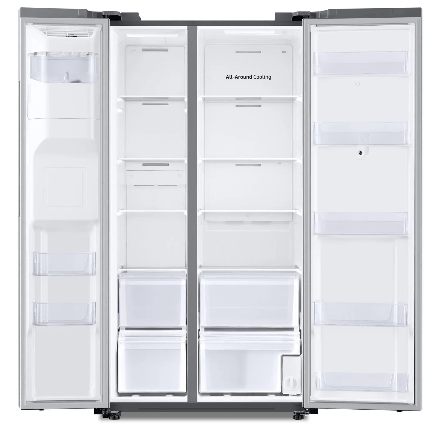 Réfrigérateur Samsung 36" Side-by-Side Family Hub 21,5 pi³ Profondeur Comptoir RS22T5561