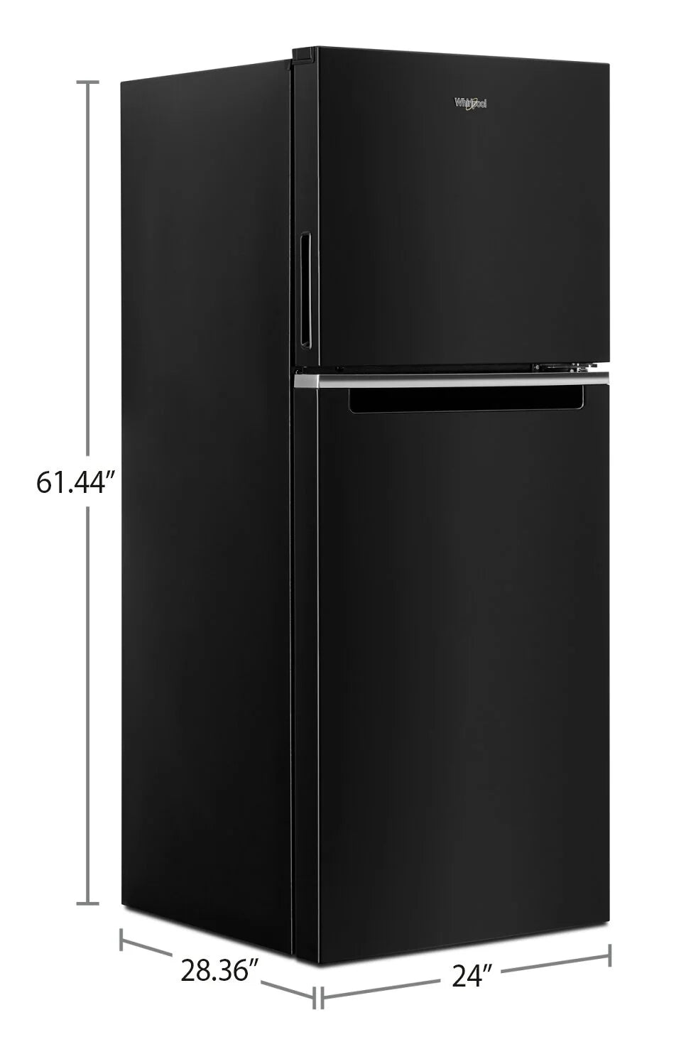 Réfrigérateur Whirlpool 11,6 pi³ Noir 24 po WRT112CZJB