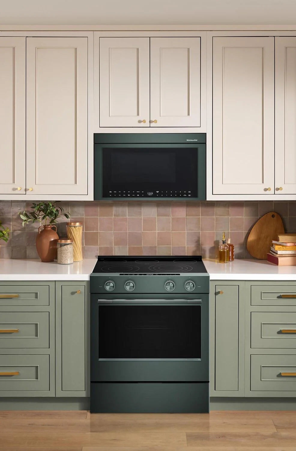 Cuisinière KitchenAid 30" 5,3 pi³ Élec. Intelligente Genièvre