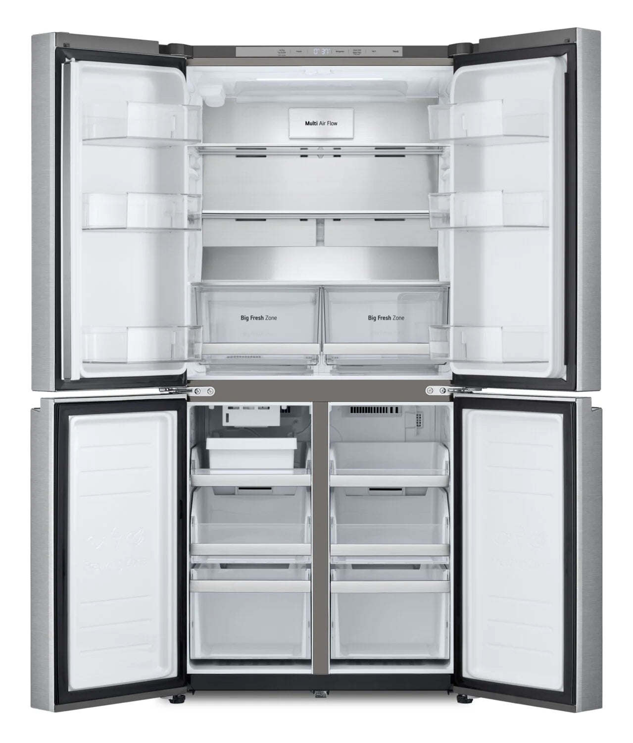 Réfrigérateur LG 19 pi³ 4 Portes 33" Prof. Comptoir Inox