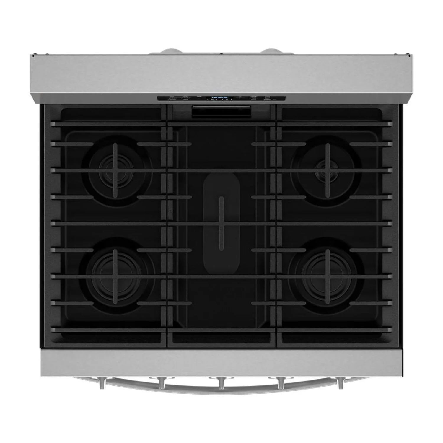 Cuisinière Whirlpool 30" 5 pi³ Gaz Air Fry Autonettoyante Inox Anti-traces WFGS5030RZ