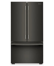 Réfrigérateur KitchenAid 36" 24 pi³ Portes Françaises Minerai Noir Prof. Comptoir KRFC236SBE