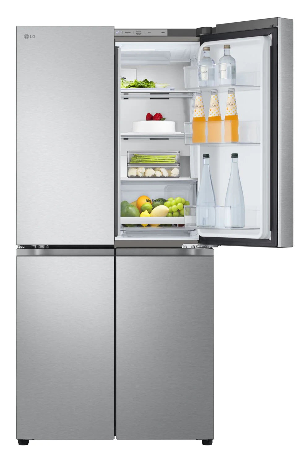 Réfrigérateur LG 19 pi³ 4 Portes 33" Prof. Comptoir Inox