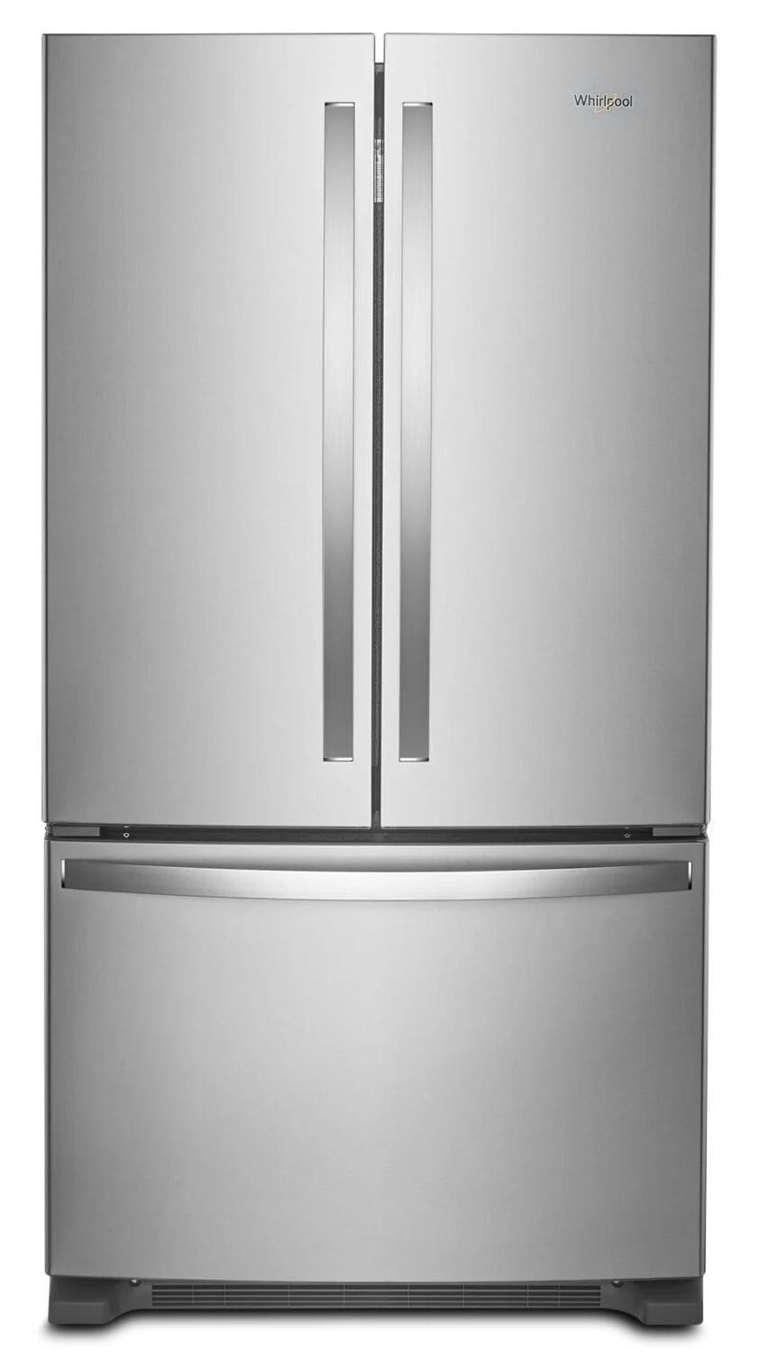 Réfrigérateur Whirlpool 20 pi³ Portes Françaises 36" Inox