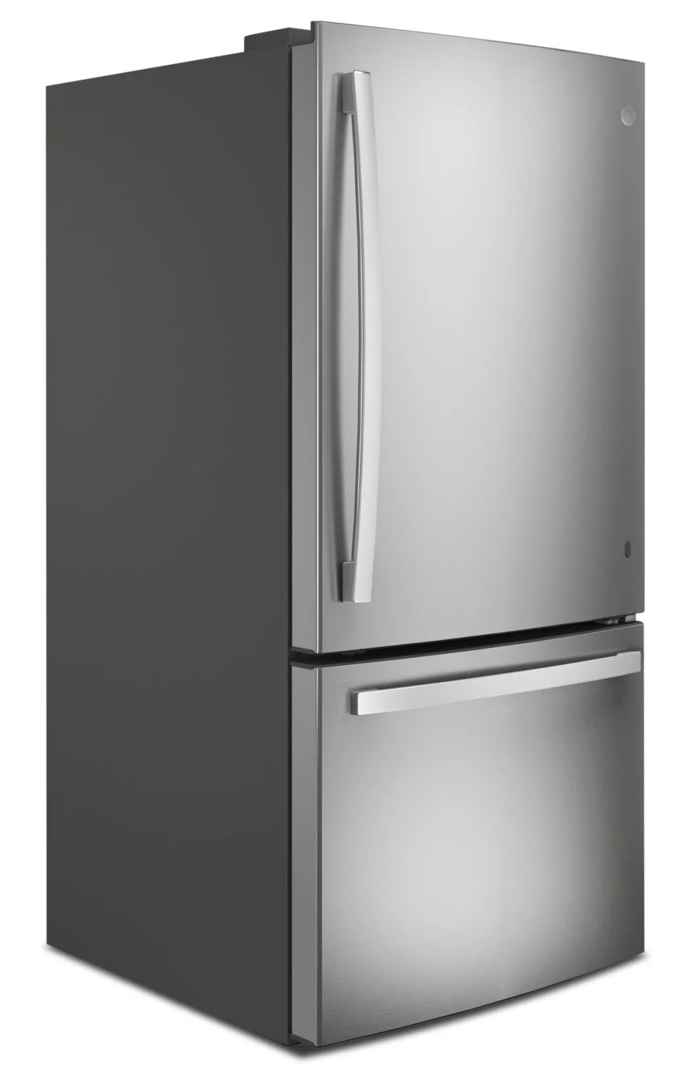 Réfrigérateur GE 24,9 pi³ Congélateur Bas 33" Inox sans Trace