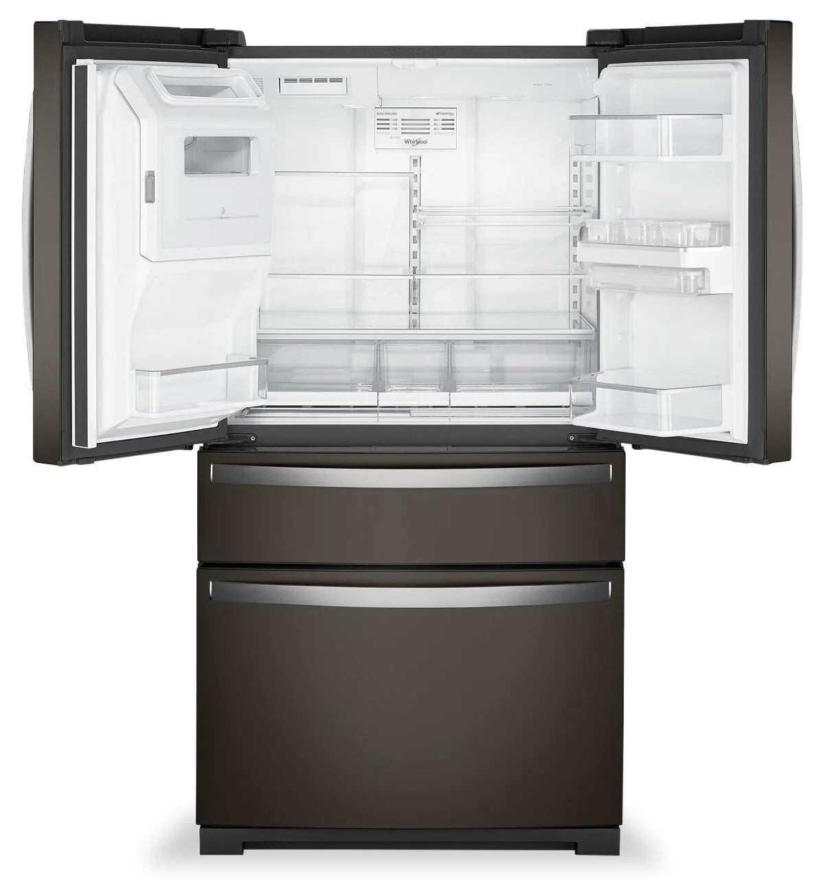 Réfrigérateur Whirlpool 26 pi³ Inox Noir 36 po WRMF7736PV
