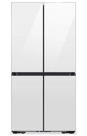 Samsung Réfrigérateur BESPOKE RF23DB9600 | 36" 4 portes en verre blanc