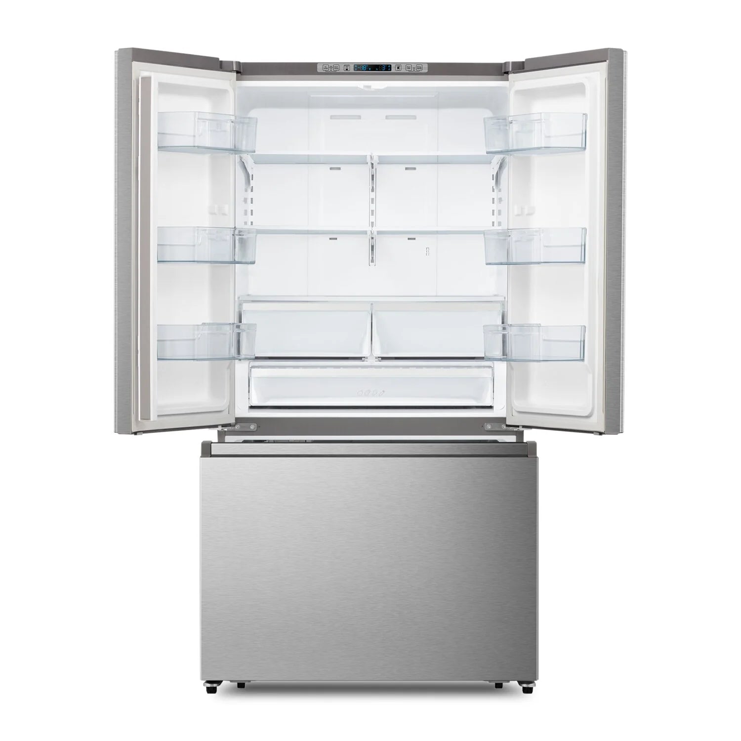 Hisense 36" 26.6 cu. ft. French Door Refrigerator Fingerprint Resistant Titanium RF27A3FSE