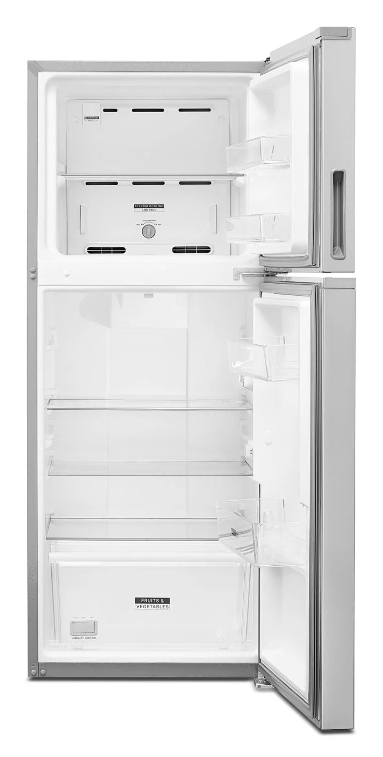 Réfrigérateur Whirlpool WRT112CZJZ inox résistant traces de doigts 24 po 11,6 pi³