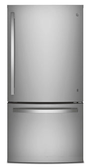 Réfrigérateur GE 24,9 pi³ Congélateur Bas 33" Inox sans Trace