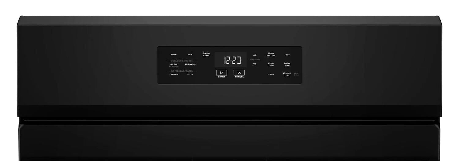 Cuisinière à gaz Whirlpool 5 pi³ Air Fry noire WFGS4530SB