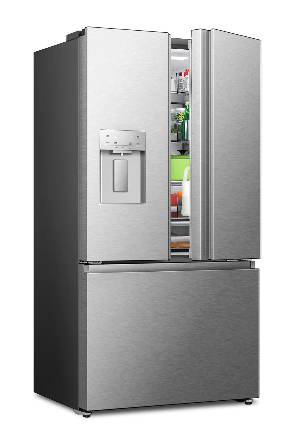 Réfrigérateur Hisense 22,4 pi³ Portes Françaises Inox 36"