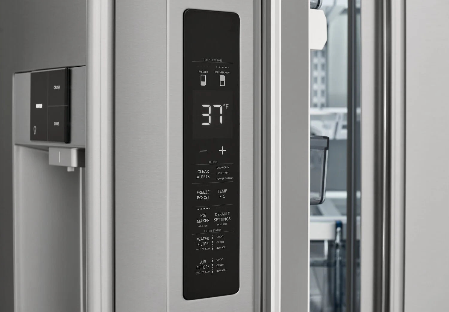 Réfrigérateur Frigidaire Professional 36" 27,8 pi³ Portes Françaises Inox PRFS2883AF