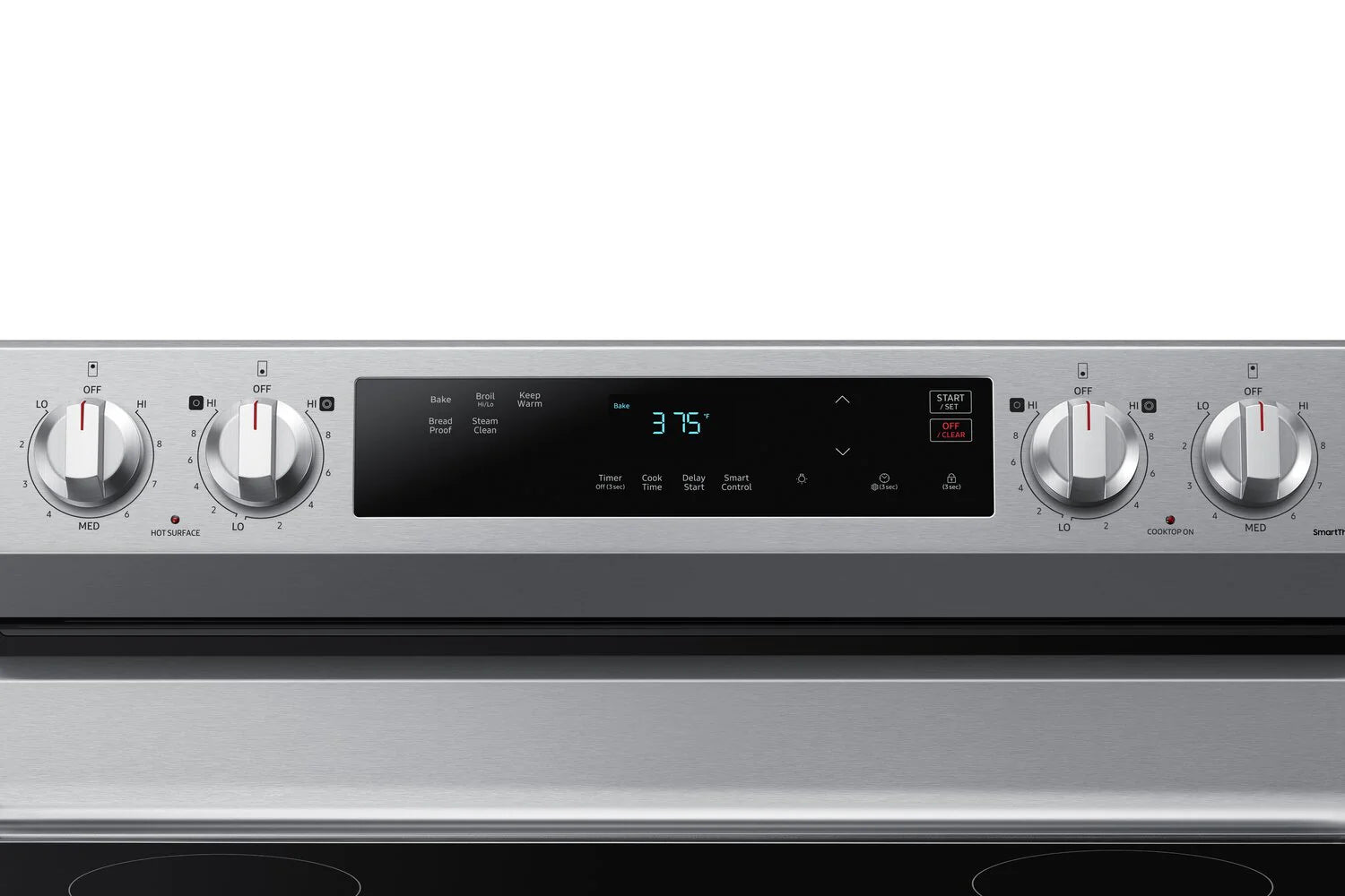 Cuisinière électrique intelligente Samsung de 6,3 pi³ NE63A6111SS
