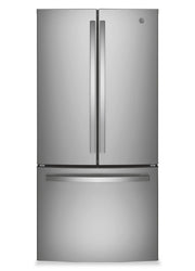 Réfrigérateur GE 24,7 pi³ Portes Françaises Inox 33"