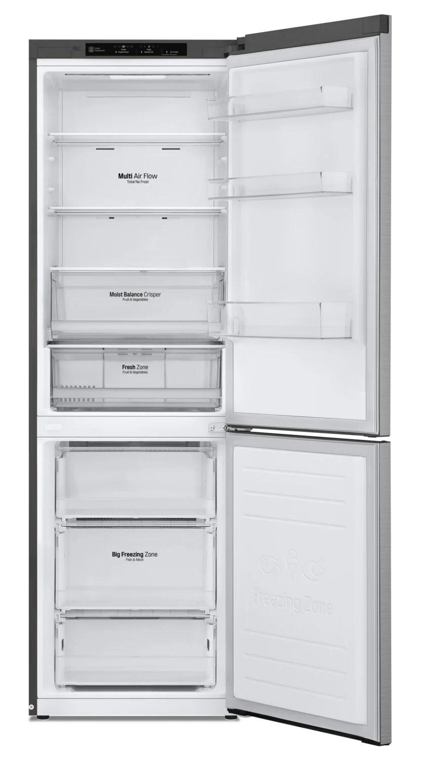 Réfrigérateur LG 12 pi³ Congélateur Bas 24" Argent Platine