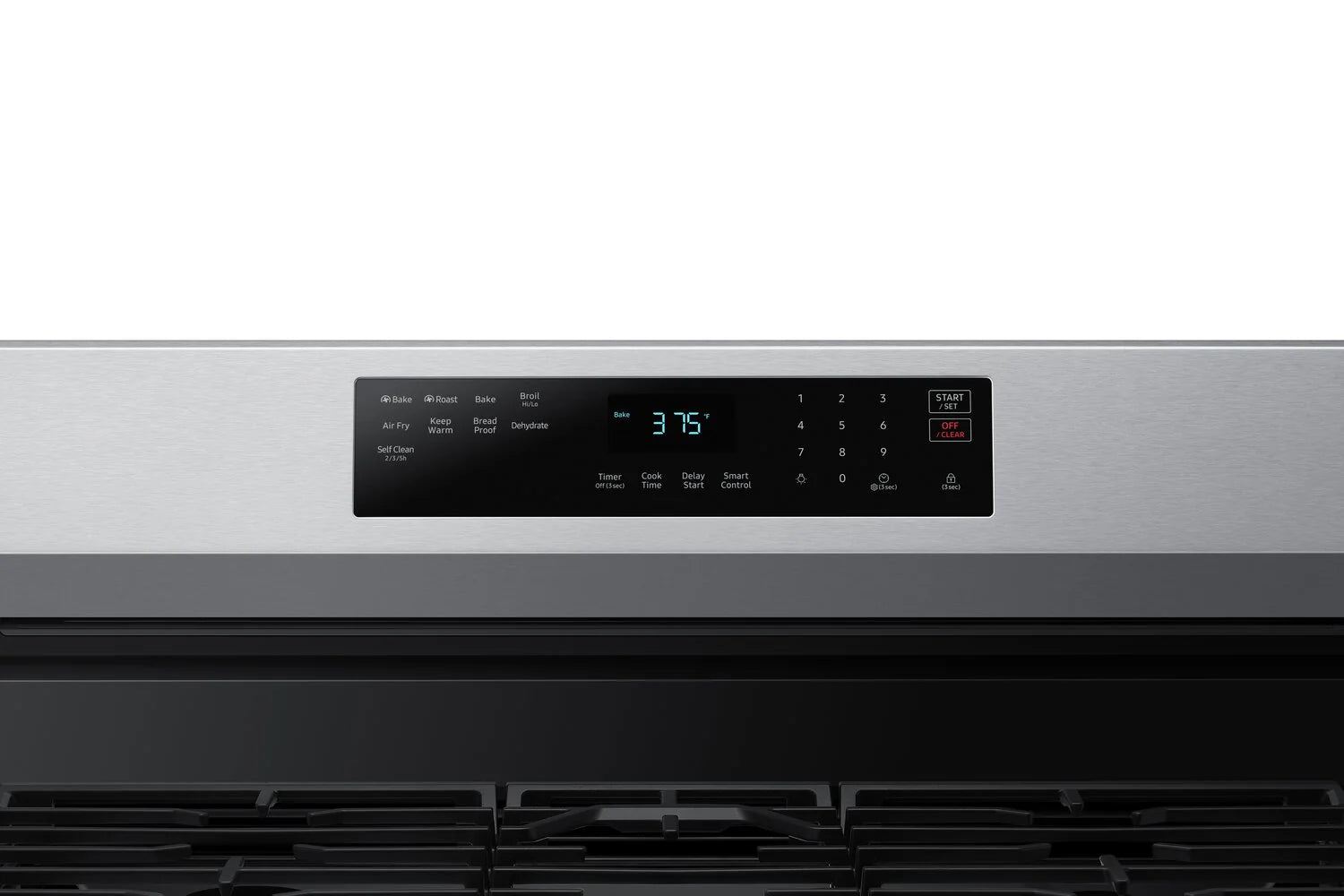 Cuisinière Samsung 30" 6 pi³ Gaz Intelligente Wi-Fi Friture à Air Inox NX60A6511SS