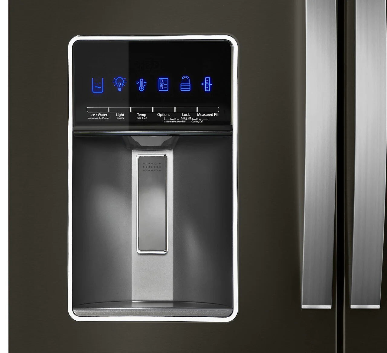 Réfrigérateur Whirlpool 26 pi³ Inox Noir 36 po WRMF7736PV