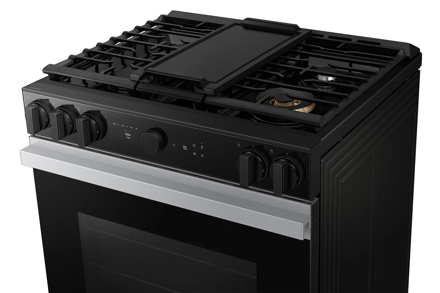 Cuisinière Samsung Bespoke Gaz 6 pi³ Air Sous Vide NSG6DG8500