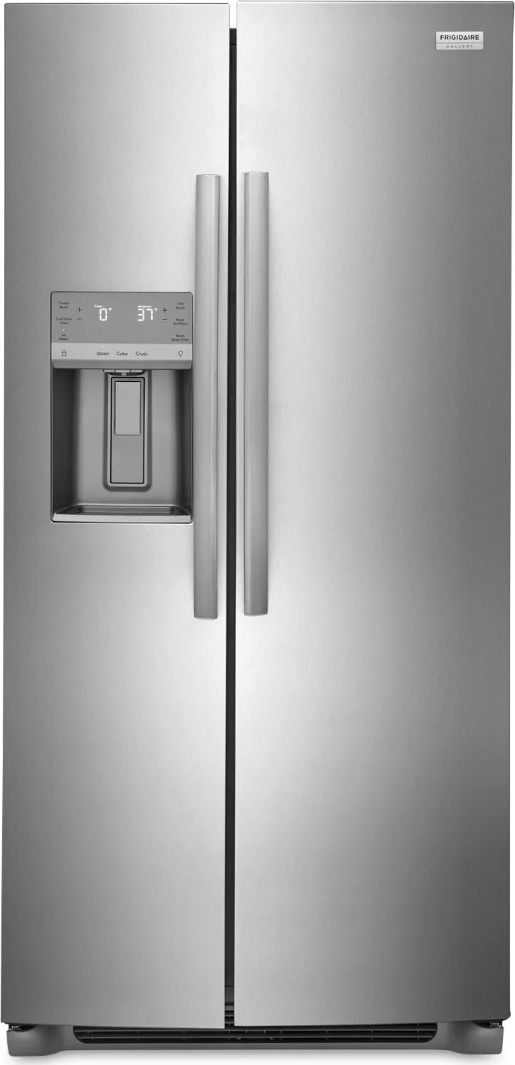Frigidaire Gallery Réfrigérateur côte à côte 33 po, 22,3 pi³, en acier inoxydable anti-salissures, GRSS2352AF