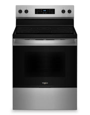 Cuisinière électrique Whirlpool 30" 5,3 pi³ en inox anti-traces à 5 éléments YWFES3330RZ