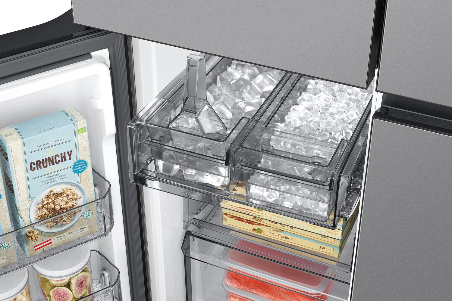 Réfrigérateur Samsung BESPOKE 29 pi³ 4 portes Flex 36 po acier inoxydable