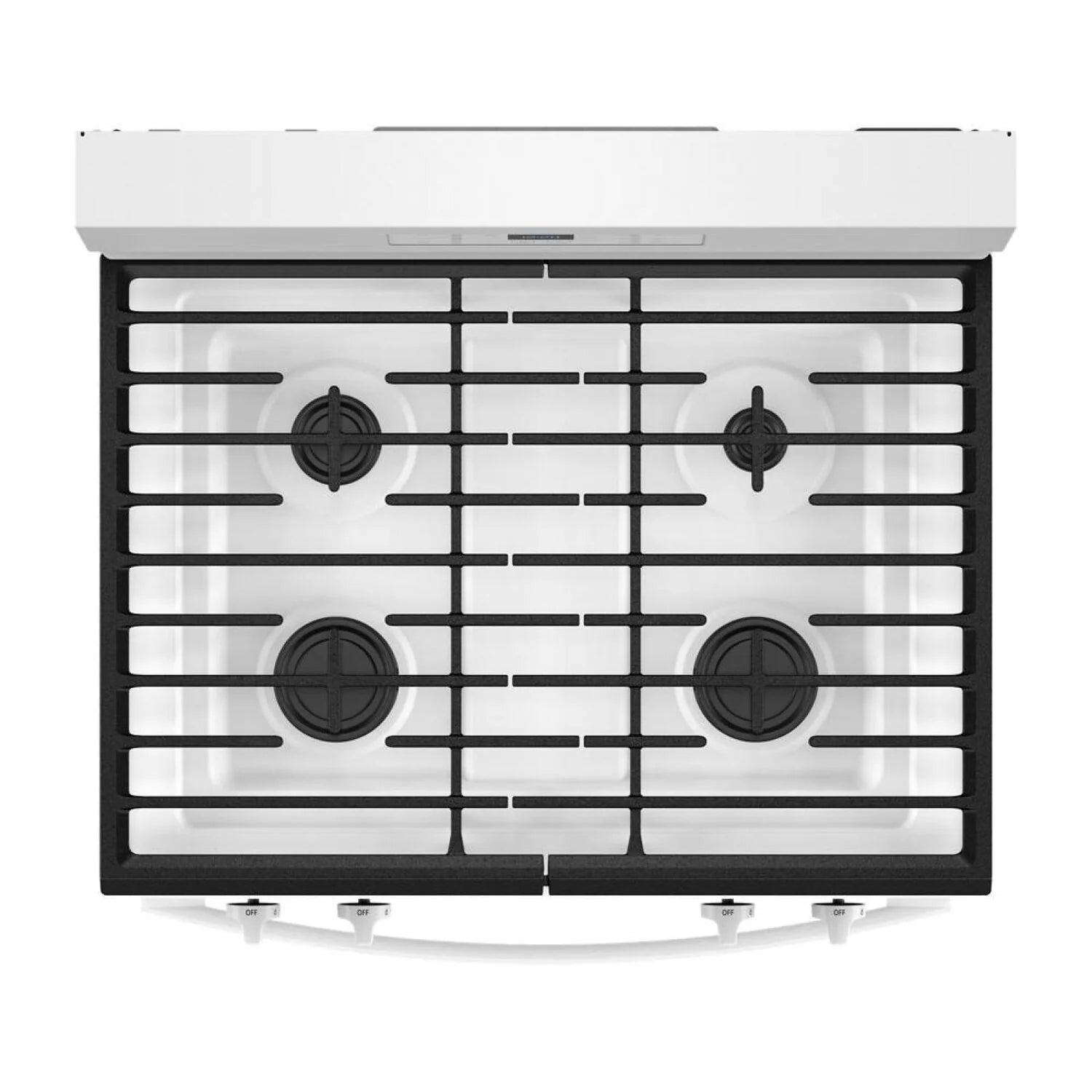 Cuisinière à gaz Whirlpool 30 po, 5,3 pi³, blanche, SpeedHeat