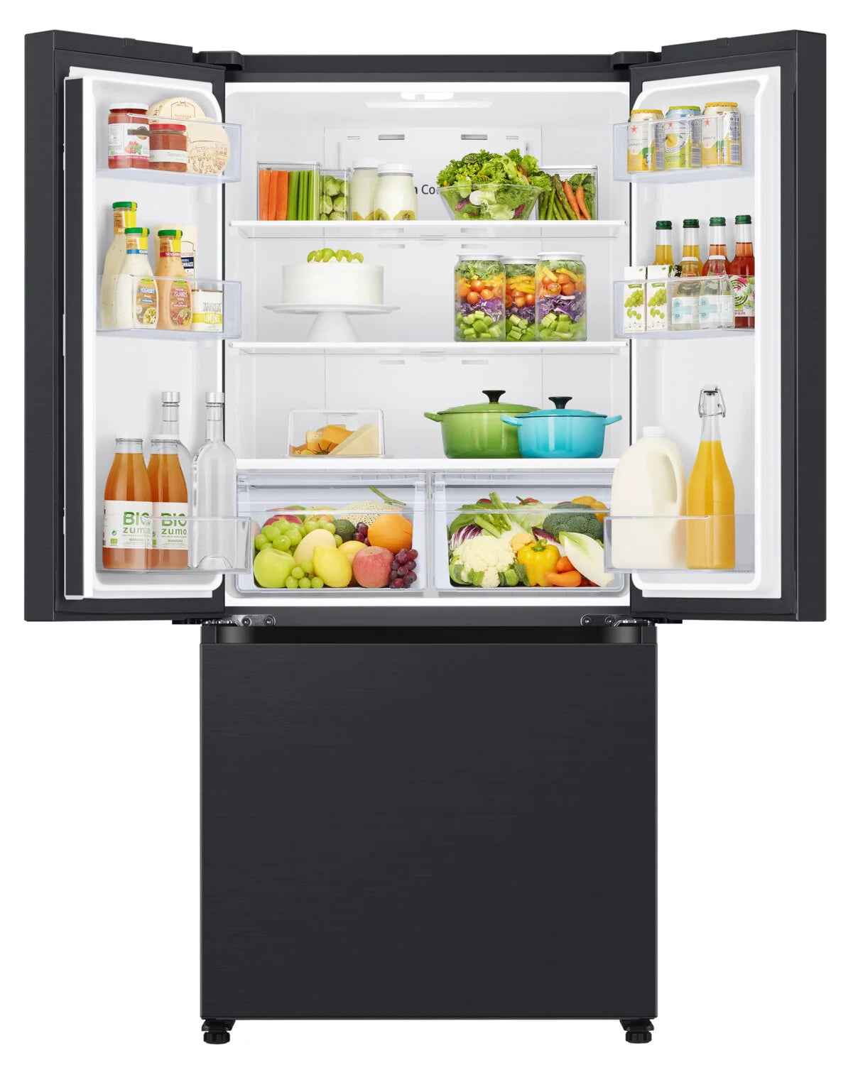 Réfrigérateur Samsung RF18A5101MT | 33" Noir Caviar Mat 18 pi³