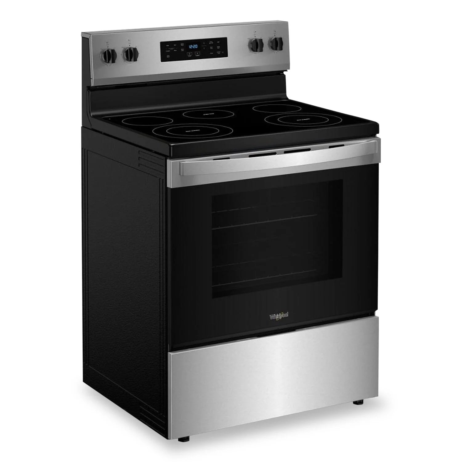 Cuisinière électrique Whirlpool 30" 5,3 pi³ en inox anti-traces à 5 éléments YWFES3330RZ