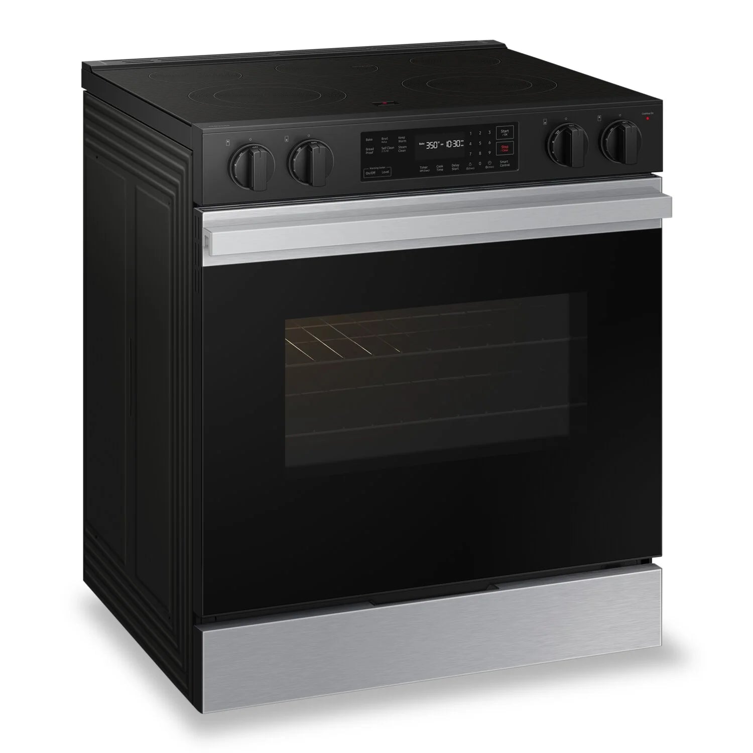 Cuisinière Samsung Bespoke 30 po 6,3 pi³ électrique encastrable Wi-Fi en acier inoxydable NSE6DG8100SRAC