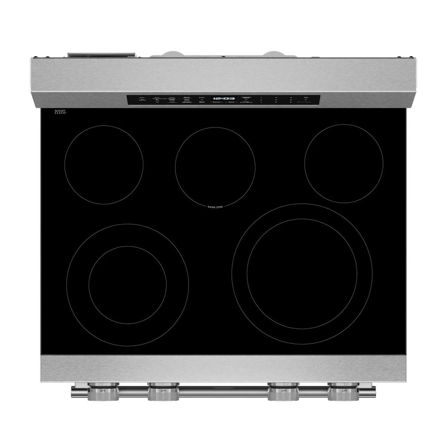 Cuisinière KitchenAid 5,3 pi³ Élec. Inox YKFES530SPS
