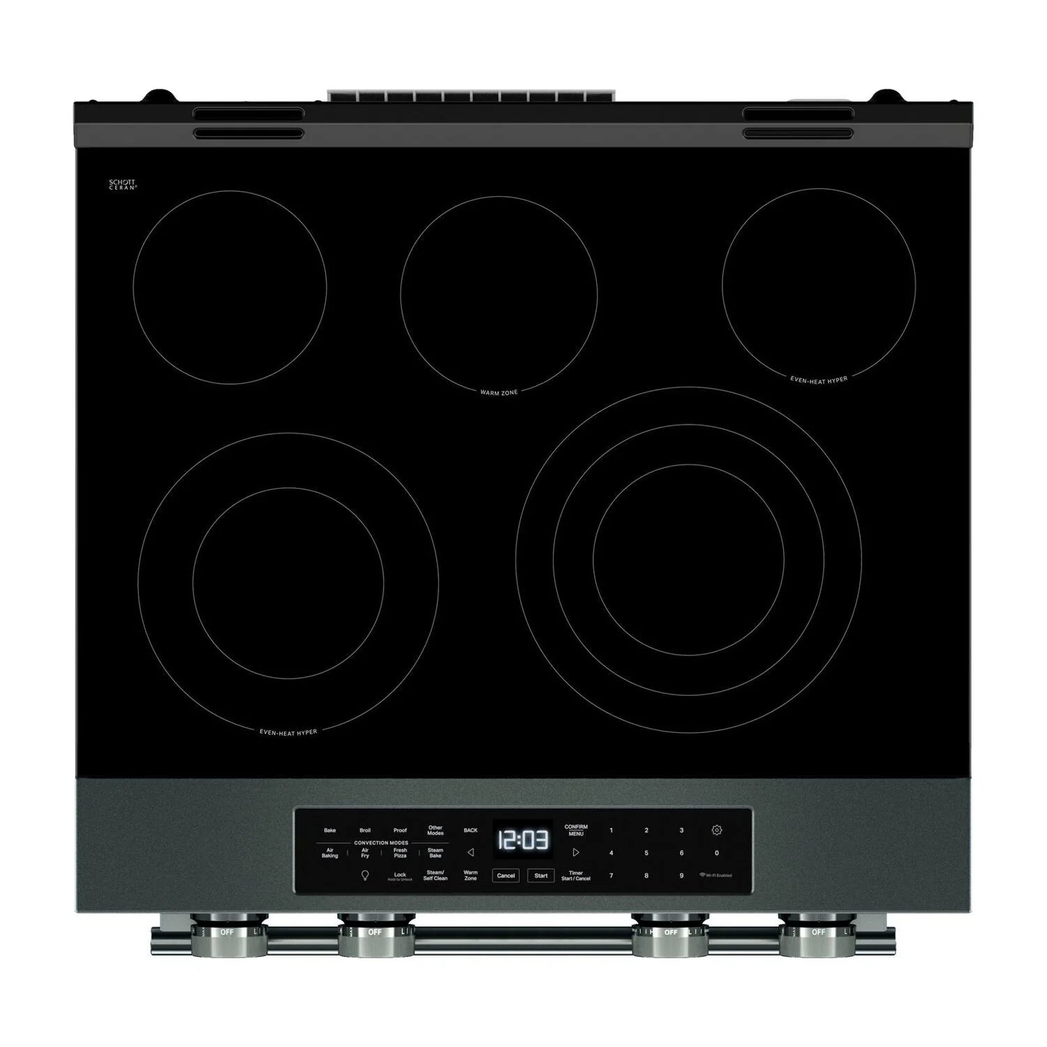 Cuisinière KitchenAid 30" 5,3 pi³ Élec. Intelligente Genièvre